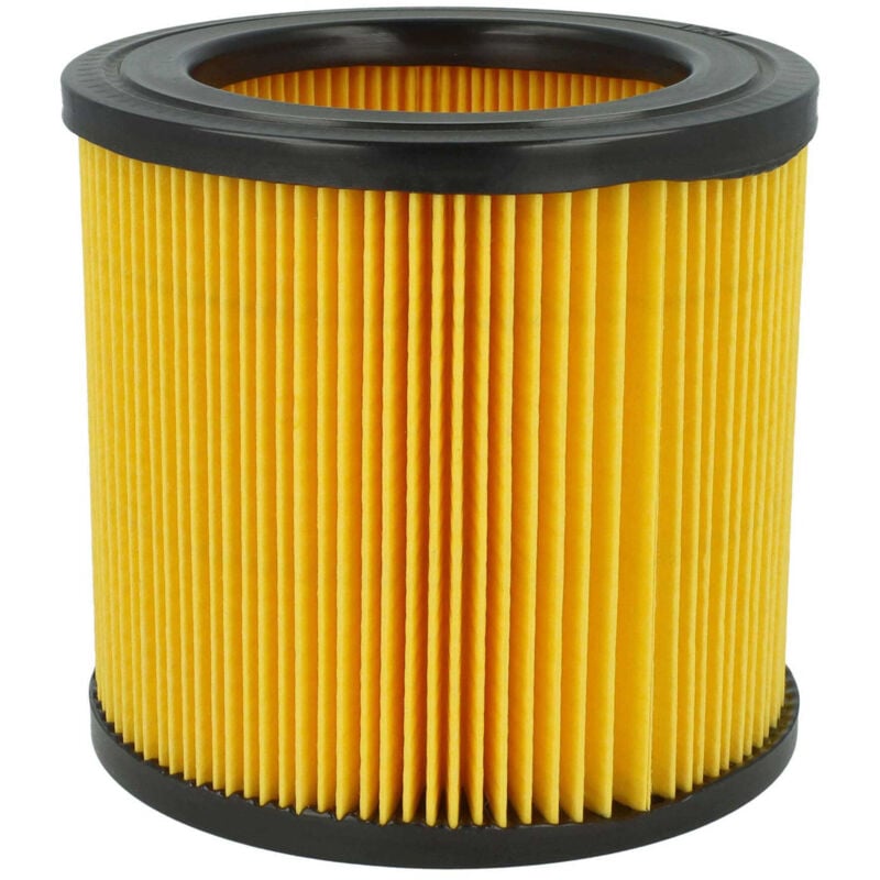 foto del prodotto filtro a pieghe piatte compatibile con topcraft nt0506, nt0507, nt0609 aspiratore umido secco cartuccia filtrante vhbw
