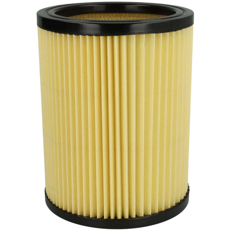 foto del prodotto filtro a pieghe piatte sostituisce hikoki hitachi 750435, 710060 per aspirapolvere giallo nero vhbw