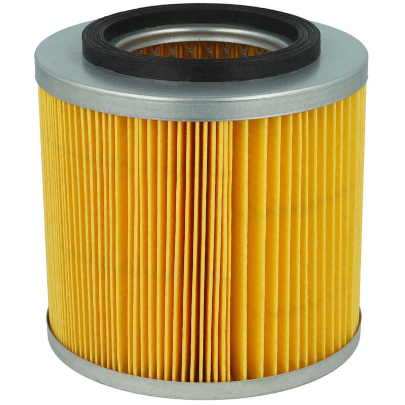 foto del prodotto filtro a pieghe piatte sostituisce k rcher 6.414-808.0 per aspiratore umido secco - cartuccia filtrante, argento giallo - vhbw