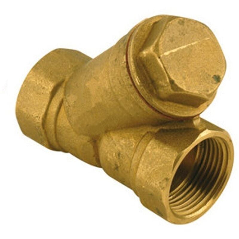 foto del prodotto filtro a y in ottone per acqua caldaia 1 dn25 500 micron