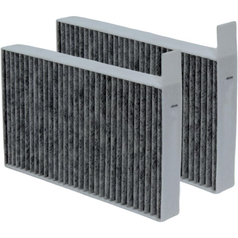 foto del prodotto filtro abitacolo compatibile con tesla model y e model 3 filtro aria abitacolo sostitutivo al carbone attivo, set da 2 per auto