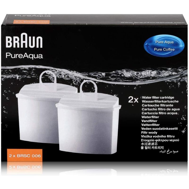 foto del prodotto filtro acqua brsc006 originale macchina da caff de longhi braun
