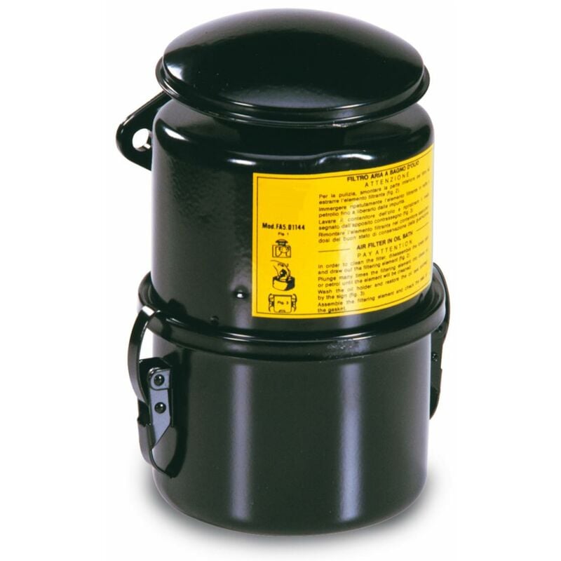 foto del prodotto filtro ad aria a bagno d olio con prefiltro a ciclone adattabile al riferimento originale lombardini 3700,101