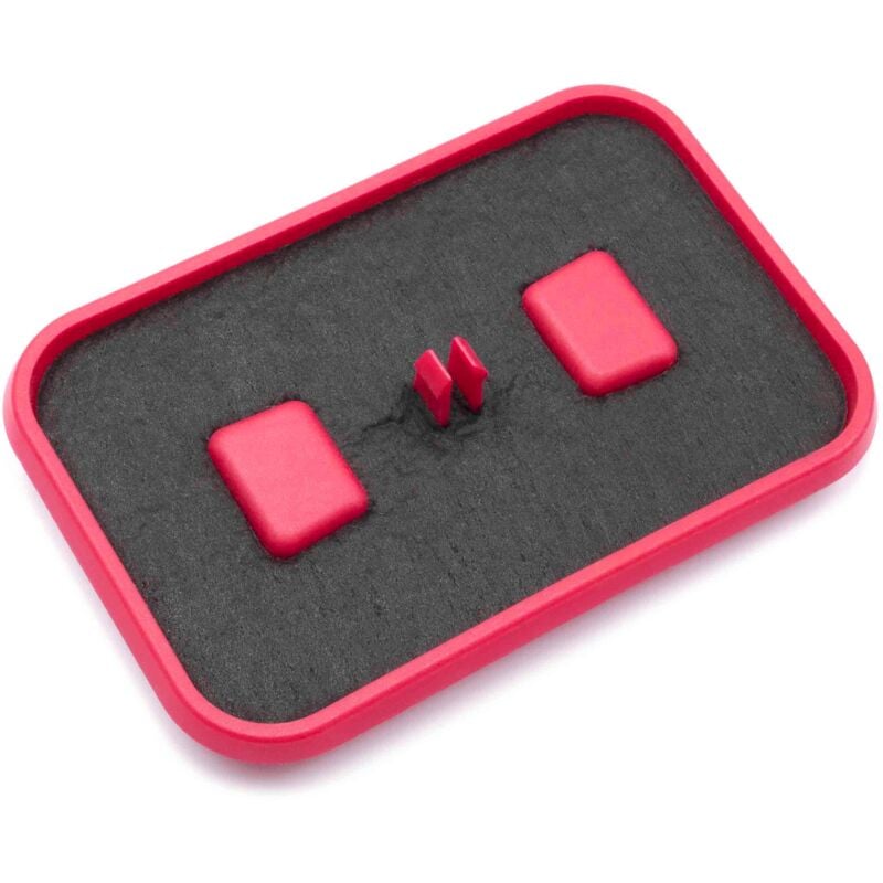 foto del prodotto filtro ai carboni attivi compatibile con lux d 800 - d 899, d 820, royal aspirapolvere - filtro di ricambio, rosso - vhbw