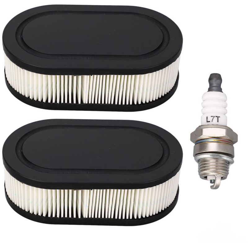 foto del prodotto filtro aria 2 pezzi per tosaerba briggs stratton 550e 550ex eco plus 575ex serie sostituisce 4247 5432 5432k 09p00 09p702 500ex 625 motore 798452