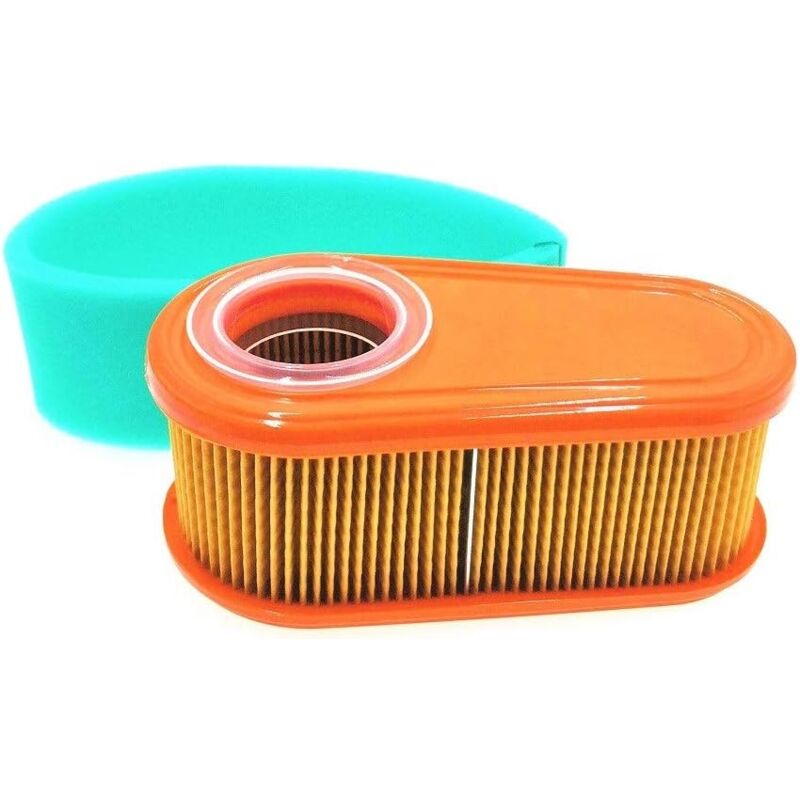 foto del prodotto filtro aria 795066, ricambio per bs 5419, cartuccia filtro aria oem 796254 con prefiltro 796254, adatto per elemento filtro aria tosaerba