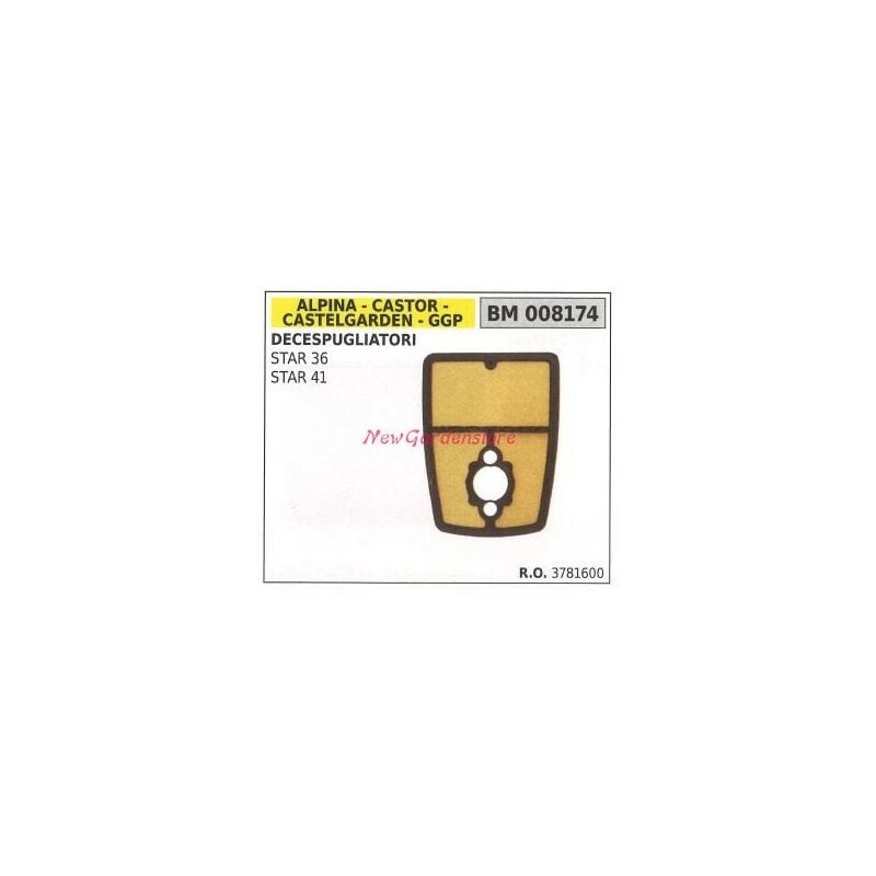 foto del prodotto filtro aria alpina motore decespugliatore star 36 41 008174