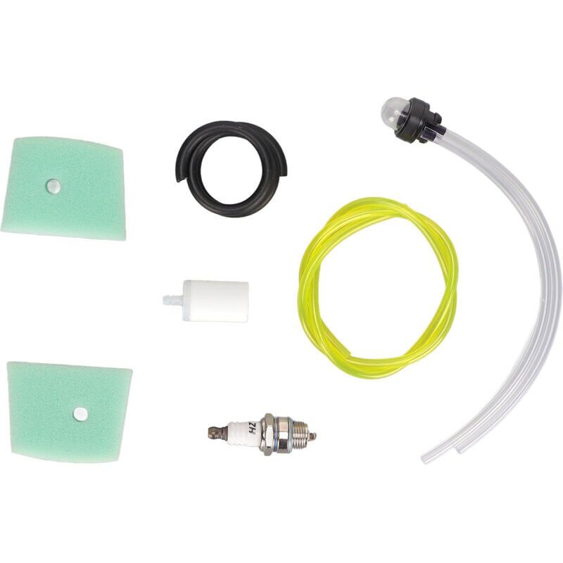 foto del prodotto filtro aria carburante, 530047721 filtro aria con candela di accensione accessorio di ricambio per motosega husqvarna 123l 322c