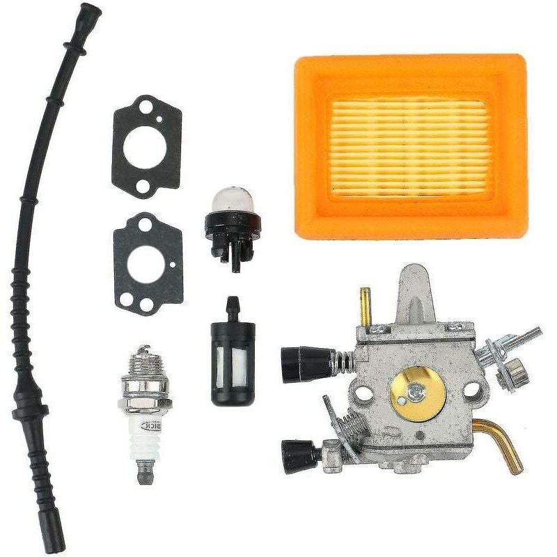 foto del prodotto filtro aria carburante carburatore per stihl fs400 fs450 fs480 sp400 zama