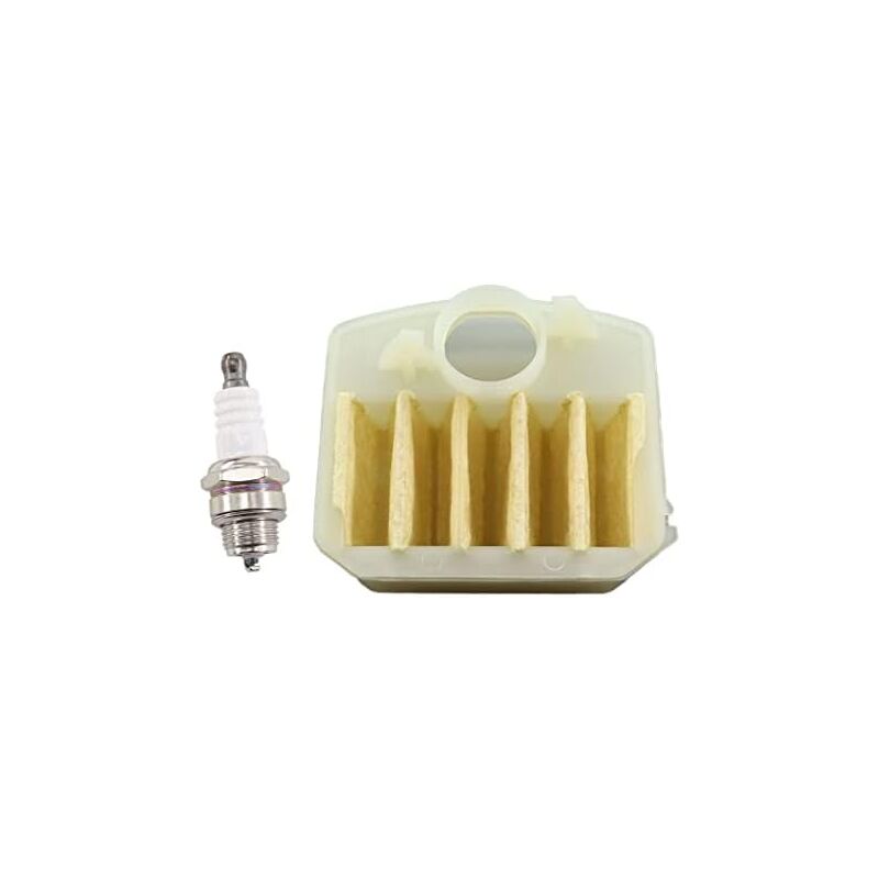 foto del prodotto filtro aria con candela per motosega husqvarna 340 345 346 350 351 353 sostituisce 537024003