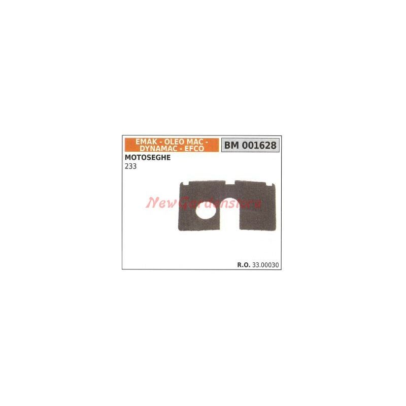 foto del prodotto filtro aria emak motosega oleomac oleo mac 233 3300030 originale