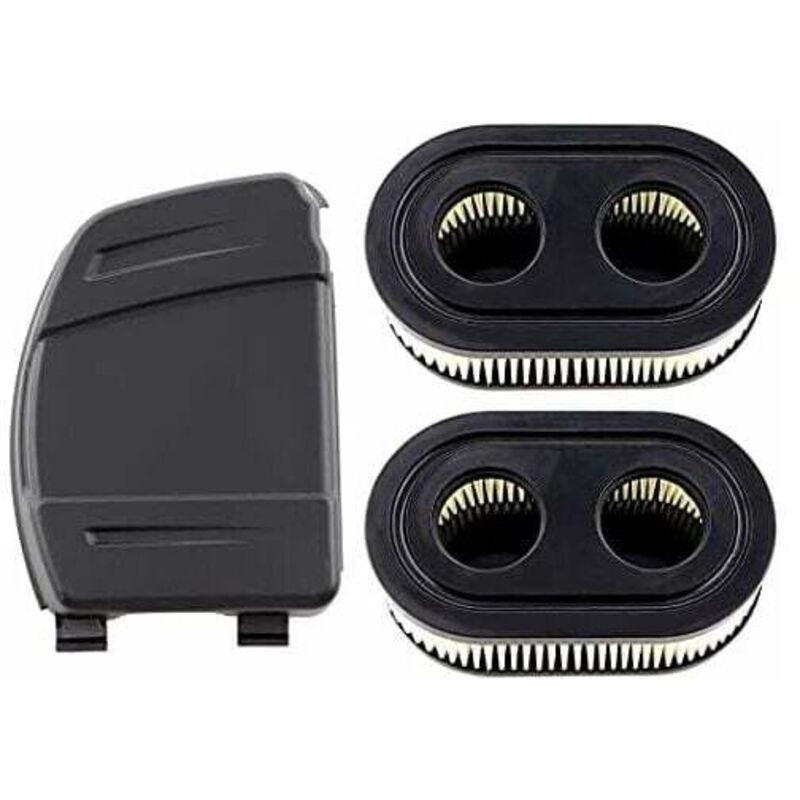 foto del prodotto filtro aria ulisem da 2 pezzi con coperchio per motori briggs stratton 550e, 575ex, 575is, 625exi, 650exi, 675exi, 675is, sostituisce i pezzi