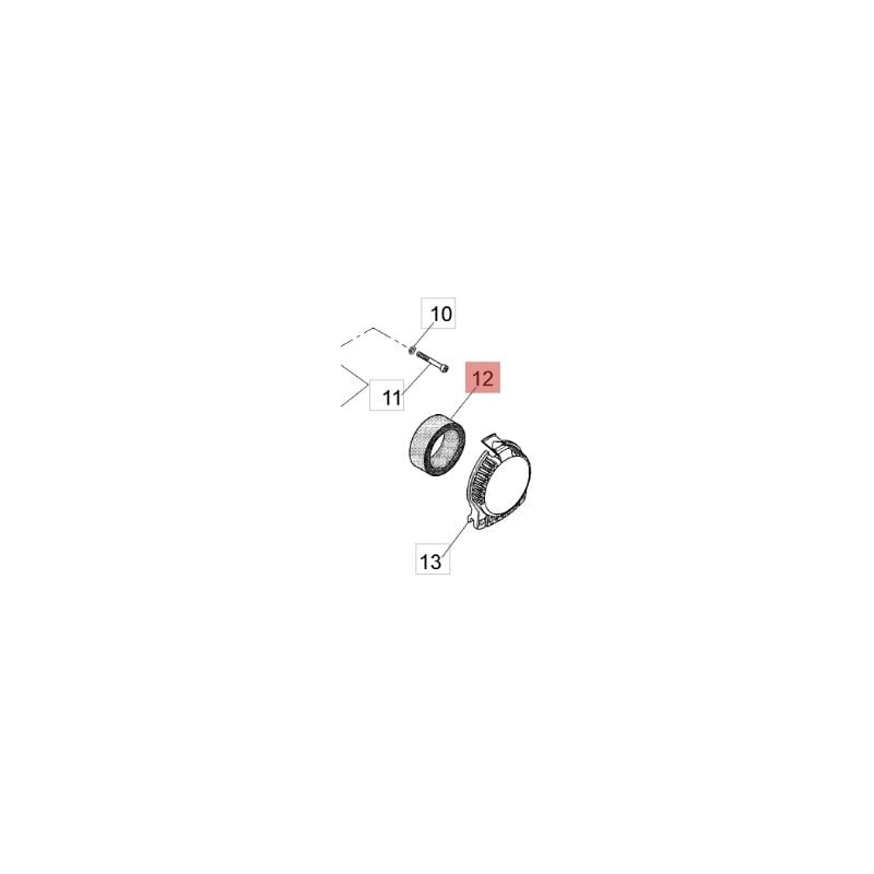 foto del prodotto filtro aria unit motore motosega 61240021r emak efco
