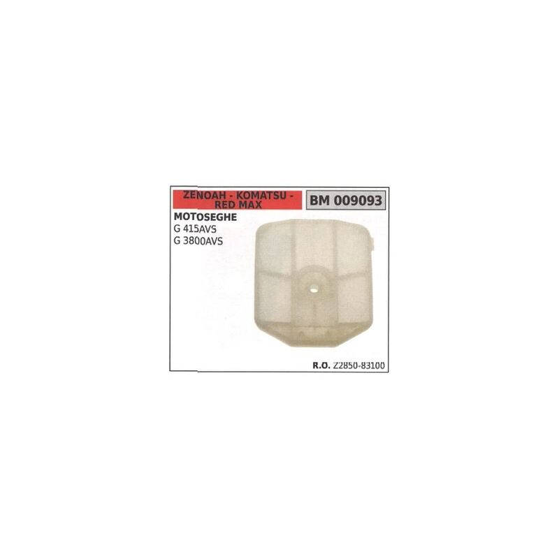 foto del prodotto filtro aria zenoah per motosega g 415avs 3800avs 009093