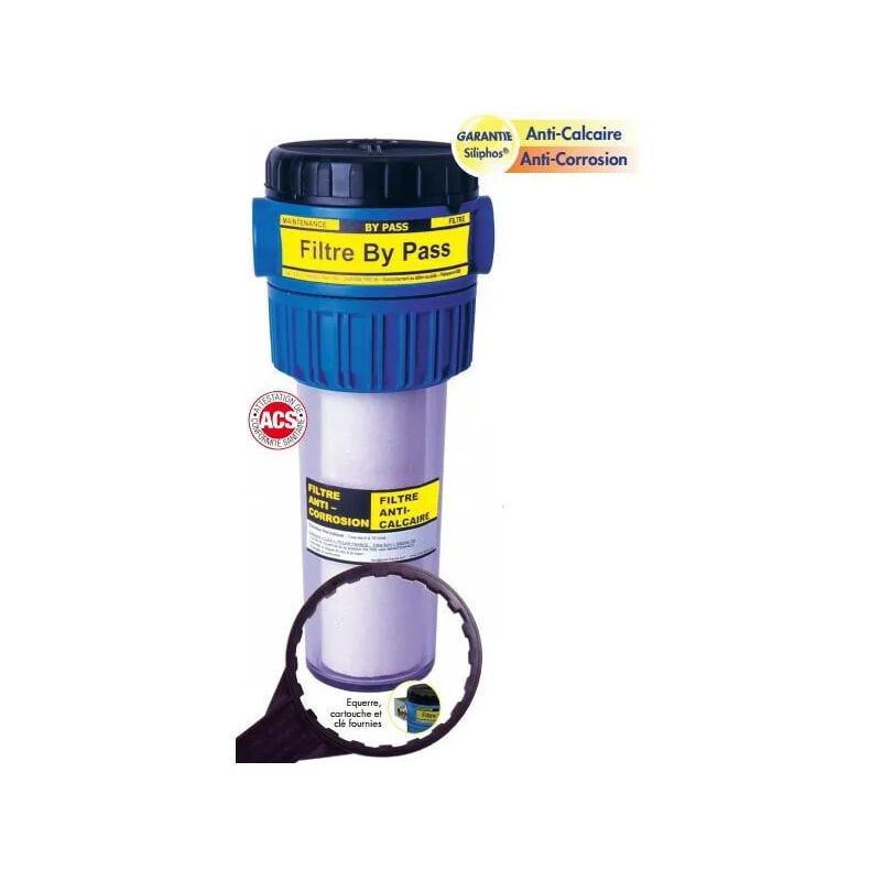 foto del prodotto filtro by pass 2 in 1, anticorrosione e anticalcare