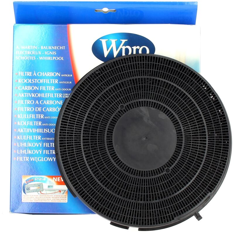 foto del prodotto filtro carbone rotondo tipo 26 per cappa whirlpool
