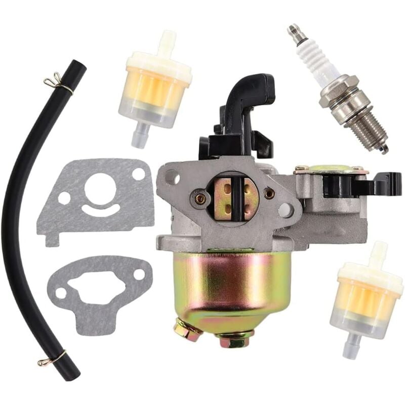 foto del prodotto filtro carburante carburatore, candela per motore g100, gx100, gxh50, gxh50u, gxh50ut, pompa dell acqua wx15, wx15t, sostituzione 16100 zm7 g13,