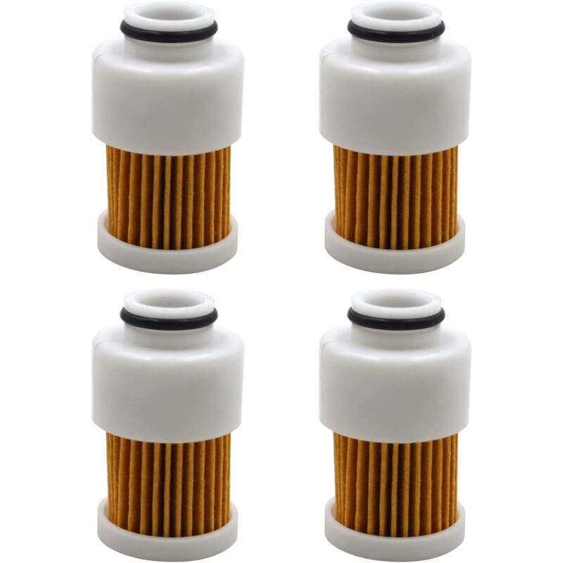 foto del prodotto filtro carburante da 4 pezzi compatibile con yamaha 68v 24563 00 00, mercury 881540, sierra 18 7979,600 295,8815,mal 937961, yamaha mercury 50 60 75