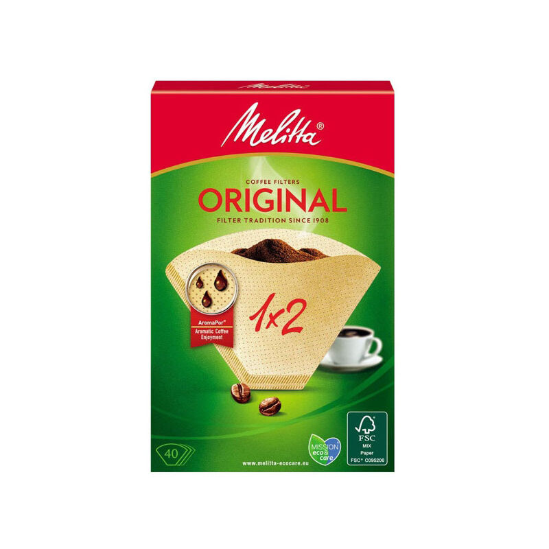 immagine 0 del prodotto filtro carta 1x2 pz 40 melitta