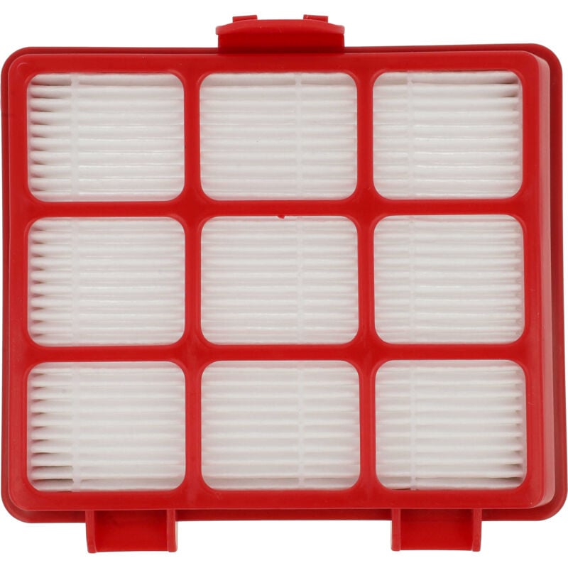 foto del prodotto filtro compatibile con grundig gms 3600 aspirapolvere filtro aria di scarico, nero bianco rosso vhbw