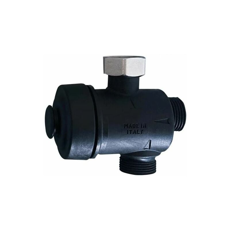 foto del prodotto filtro defangatore magnetico 3/4 in linea e sotto caldaia nero euroacque (37460)