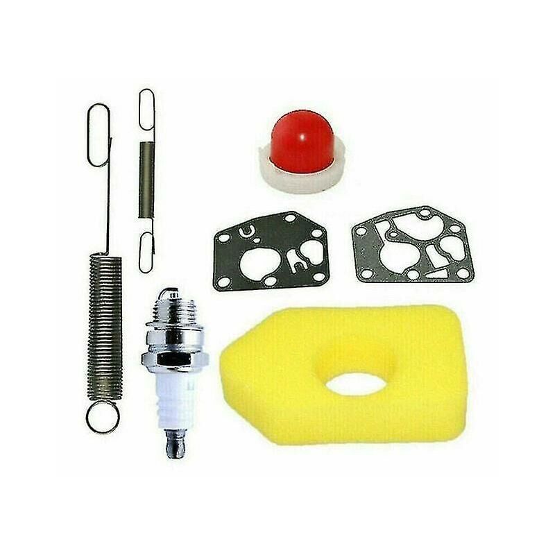 foto del prodotto filtro dell aria 698369 con guarnizione della membrana del carburatore 495770 795083 molla regolatore 691859 692211 candela per motore classic sprint