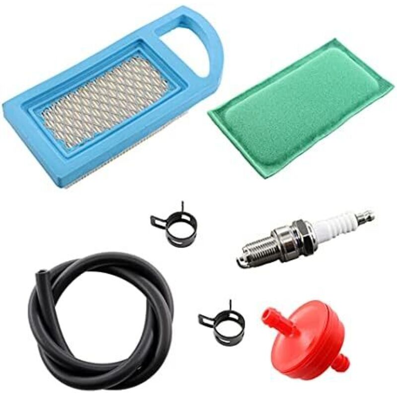 foto del prodotto filtro dell aria prefiltro filtro del carburante candela per briggs motori stratton 613022 650821 697152 697775 698413 797007 794421 5079 298090