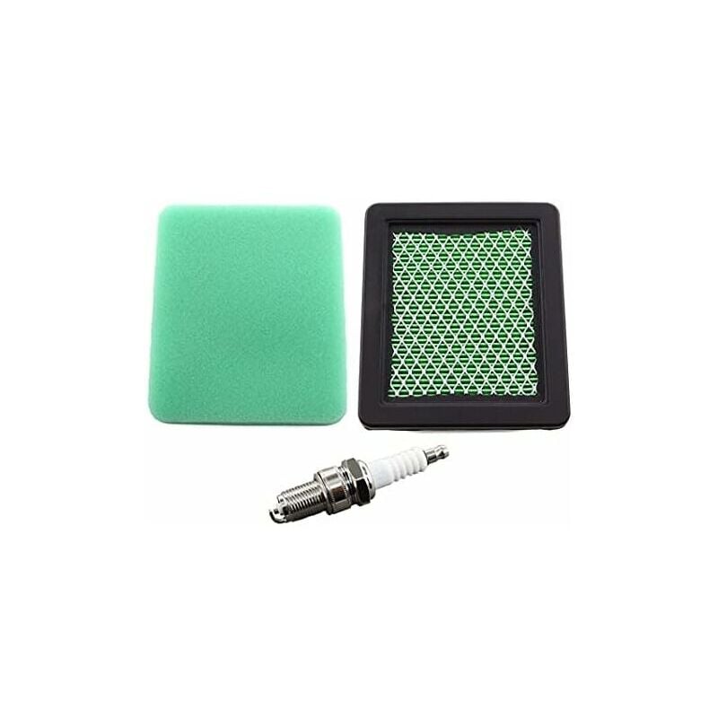foto del prodotto filtro dell aria ulisem con prefiltro e candela per tosaerba honda hrg415, hrg465, hrx426, hrx476, hrx537, hrb425, izy, sostituisce il riferimento