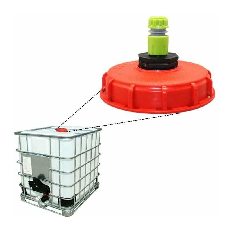 foto del prodotto filtro di copertura in nylon lavabile ibc con coperchio per coperchio 163 con attacco per riempimento acqua da 12 mm