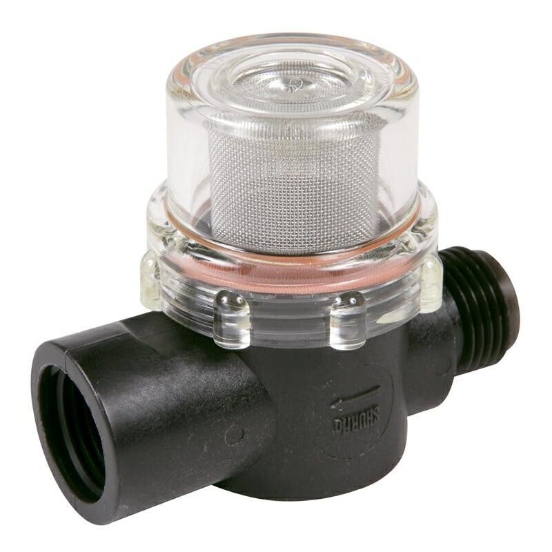 foto del prodotto filtro doppio con filetto per pompa m1 2 f1 2 