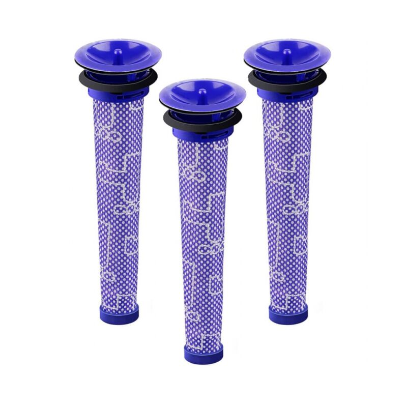 foto del prodotto filtro dyson v6 da 3 pezzi, prefiltro v6 v7 v8, aspirapolvere, accessori di ricambio