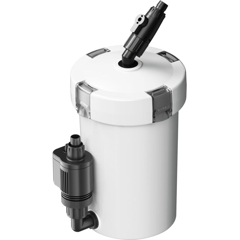foto del prodotto filtro esterno per acquari hw 603b con pompa da 400 l h, filtrazione a 3 stadi con 3 spugne filtranti e 1 tappetino in tnt inclusi sunsun