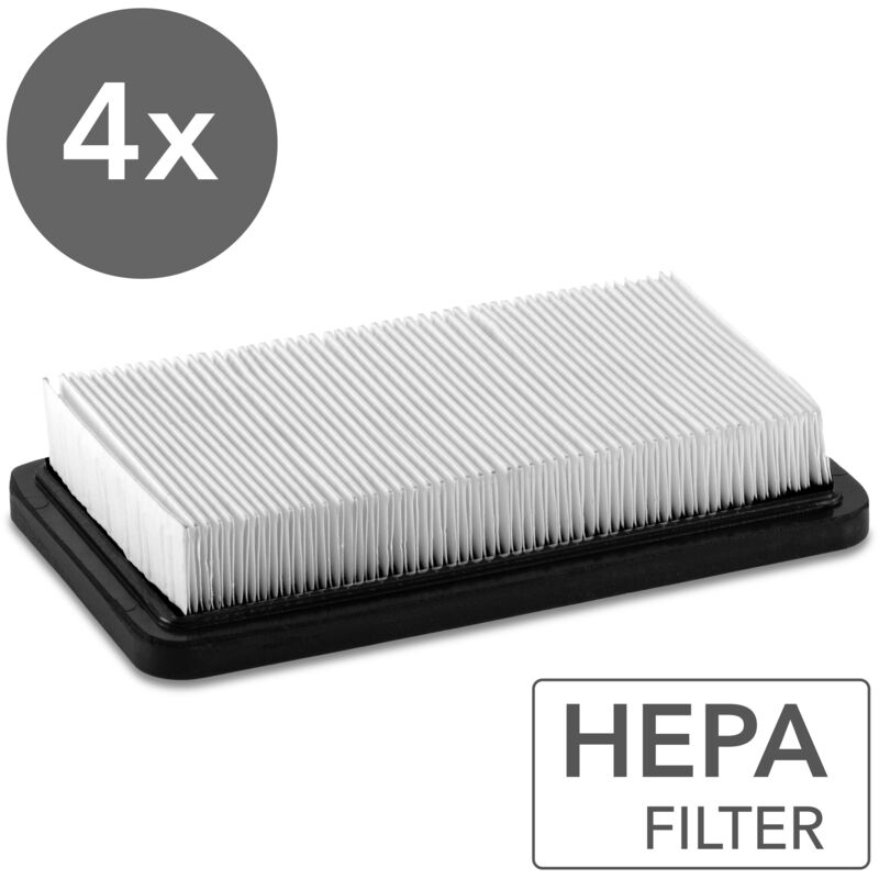 foto del prodotto filtro hepa per aspirapolvere a batteria vc 15 20v confezione da 4 pezzi trotec