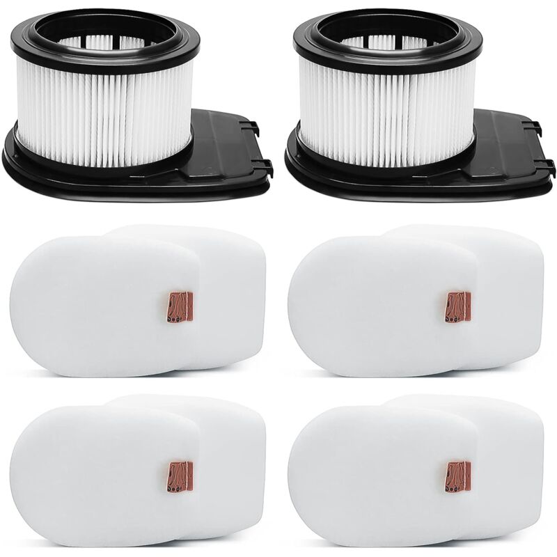 foto del prodotto filtro iz662h per aspirapolvere a stelo leggero senza fili shark iz662h iz682h vertex pro, parti xhfiz500 e xffkiz600, filtro hepa da 2 pezzi, kit