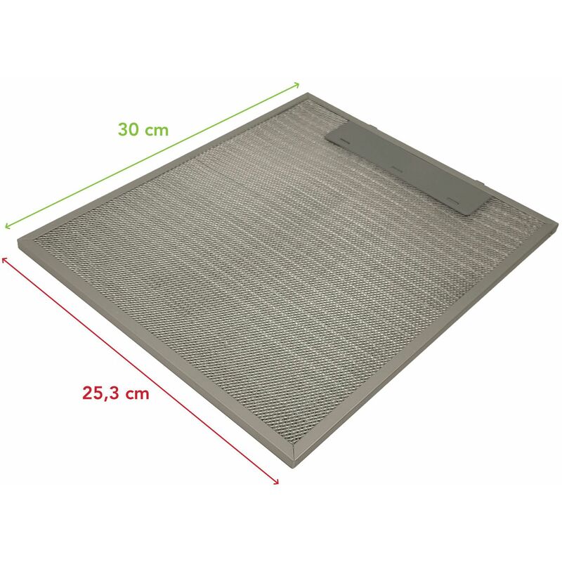 foto del prodotto filtro metallico antigrasso 252 x 300 mm cappa aspirante ariston hotpoint 360103662734986370