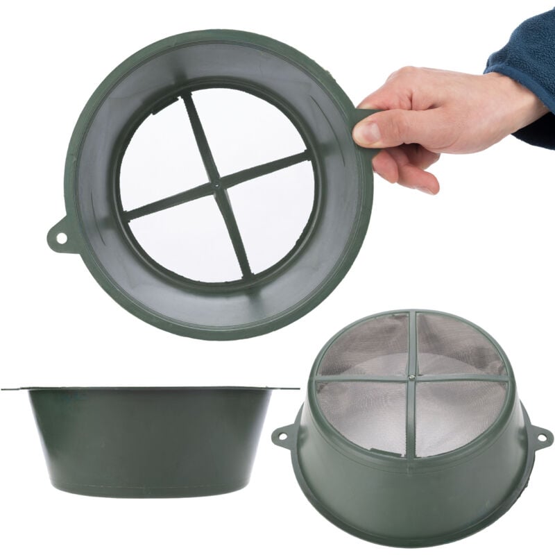 foto del prodotto filtro nero per filtrare la vernice 150x85x65mm 
