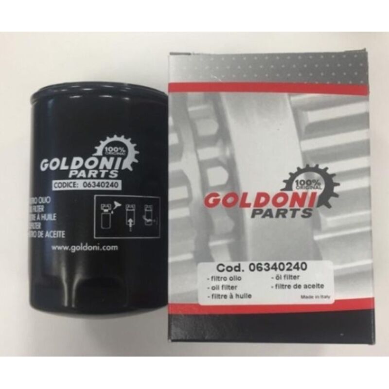 foto del prodotto filtro olio avvitabile per motore macchina agricola goldoni transcar 60 star 90 originale
