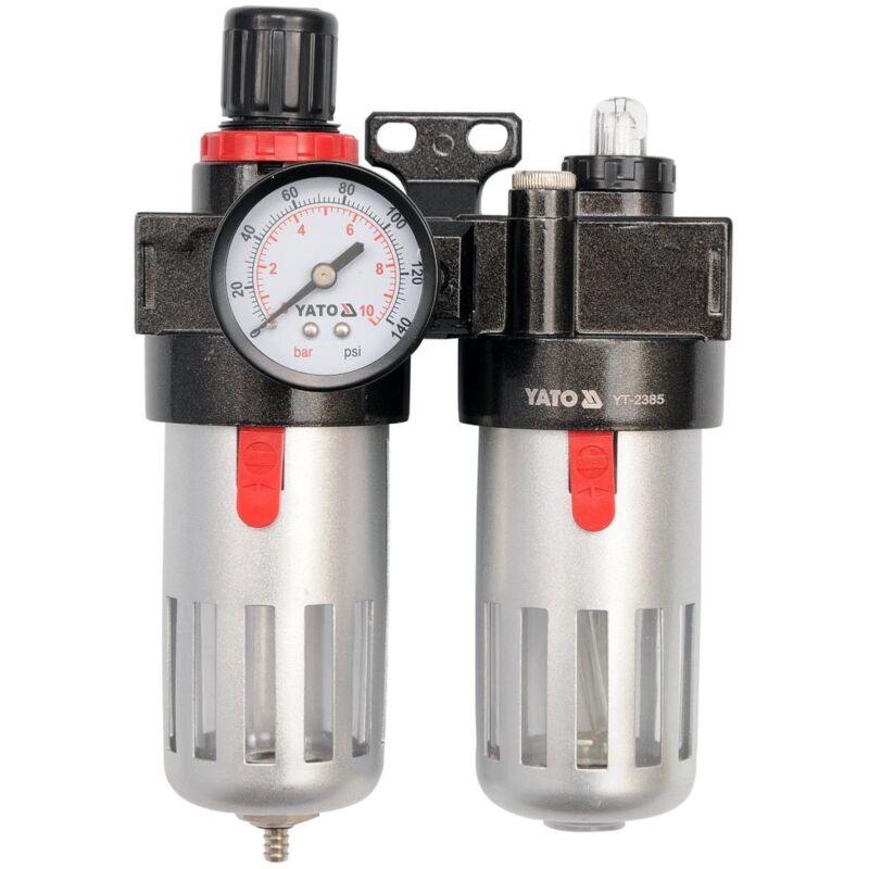 foto del prodotto filtro per aria compressa purificatore, regolatore di pressione e lubrificatore