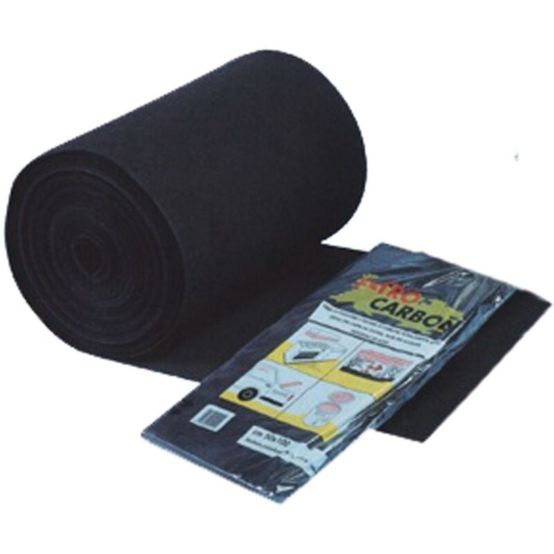 foto del prodotto filtro per cappe aspiranti a carboni attivi in fibra di poliestere e polvere di carboni 50x100 cm