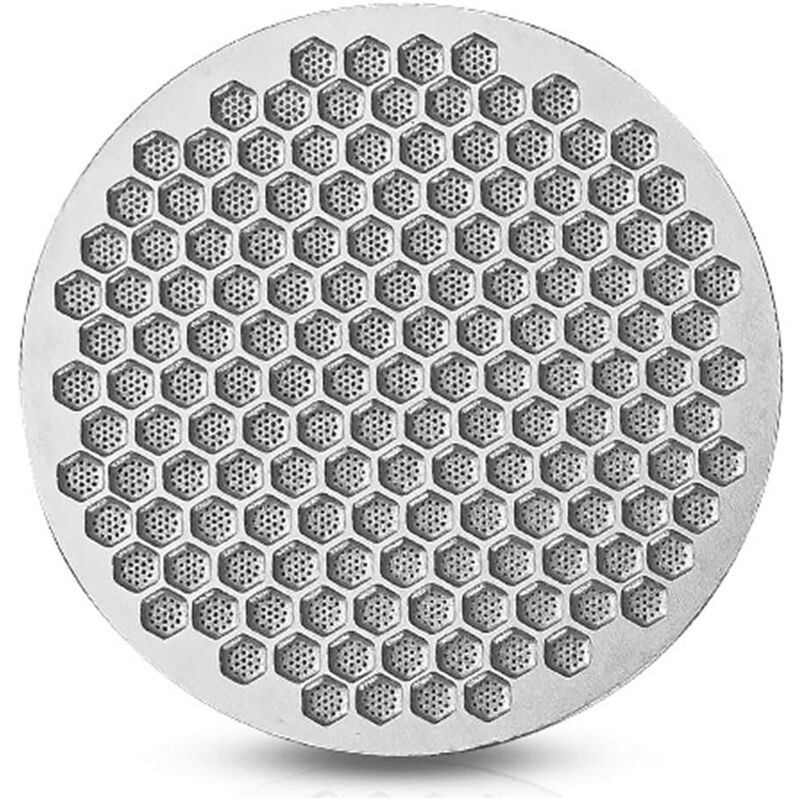foto del prodotto filtro per estrazione macchina da caff schermo inferiore a doccia schermo di contatto in metallo per caff espresso, spessore 0,028 acciaio