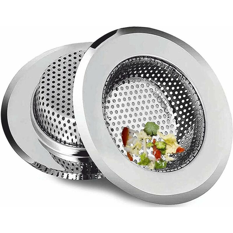 foto del prodotto filtro per lavello da cucina in acciaio inossidabile upgrade 304 never rust cestello di scarico filtro per lavello da cucina, raccoglitore di
