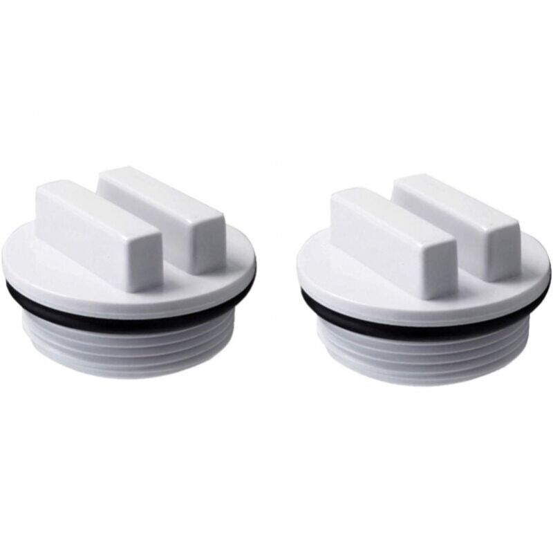 foto del prodotto filtro per piscina sp1022c da 2 pezzi e tappo antigelo con o ring per la preparazione invernale delle piscine, compatibile con la maggior parte dei