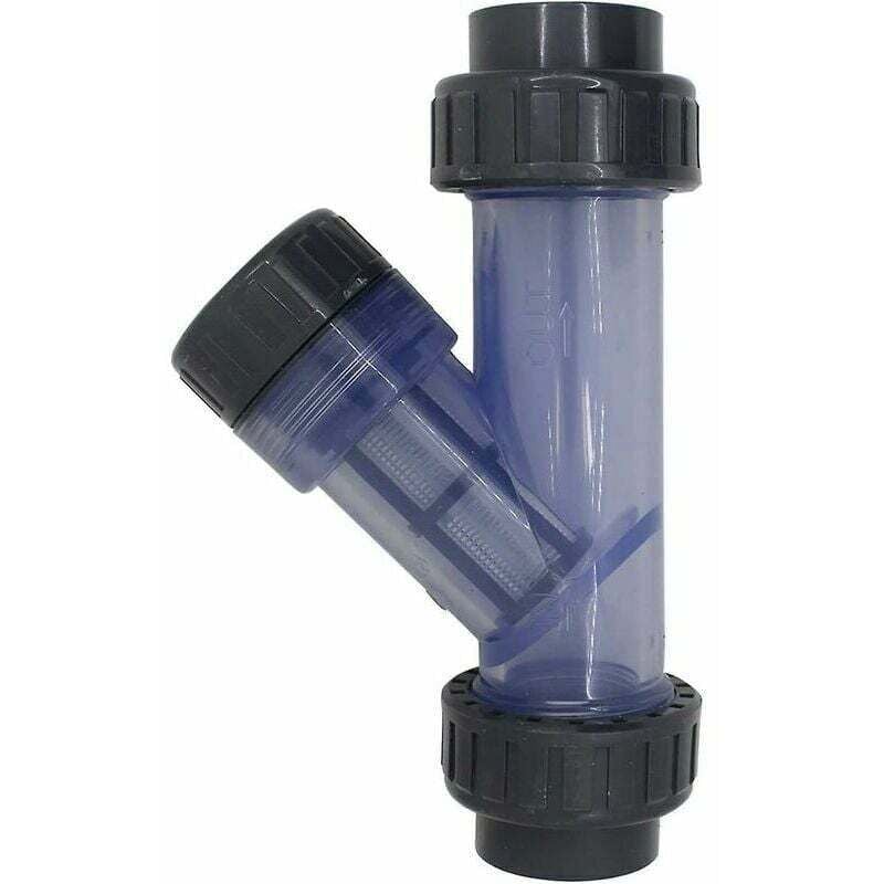 foto del prodotto filtro per tubi in pvc filtro a maglie tipo y filtro tubolare in pvc per irrigazione acquario dn15 20mm 