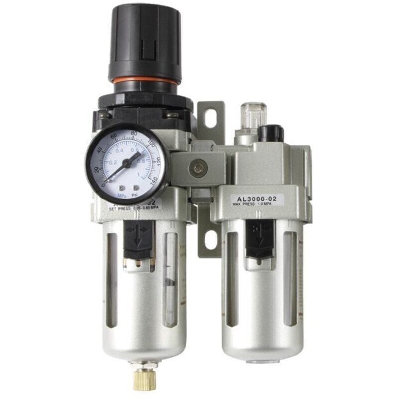 foto del prodotto filtro regolatore modulare con lubrificatore art438 corcos per compressore aria