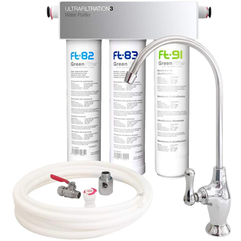 foto del prodotto filtro sottolavello trio uf ft82 sedimenti ft83 carbone attivo ft91 ultra filtrazione