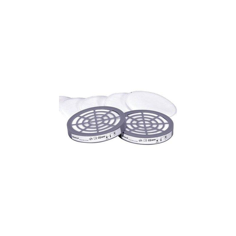 foto del prodotto filtro x respiratore a maschera m6400 deltaplus m6000 pre p2 cf pz 6 2 adattatori