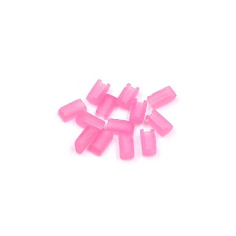 foto del prodotto final capuchon tira led neon 12v 6x12mm rosa ip20 accessori neon led 12v 6mm jandei