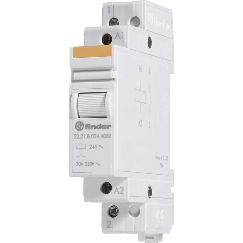 foto del prodotto finder 22.21.9.012.4000 rel industriale tensione nom. 12 v dc corrente di commut. max. 20 a 1 na 1 pz.