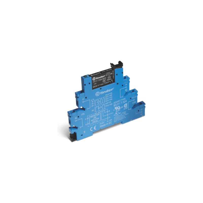 foto del prodotto finder 385170240050 interfaccia modulare a rel 1 scambio 6a 24 v dc