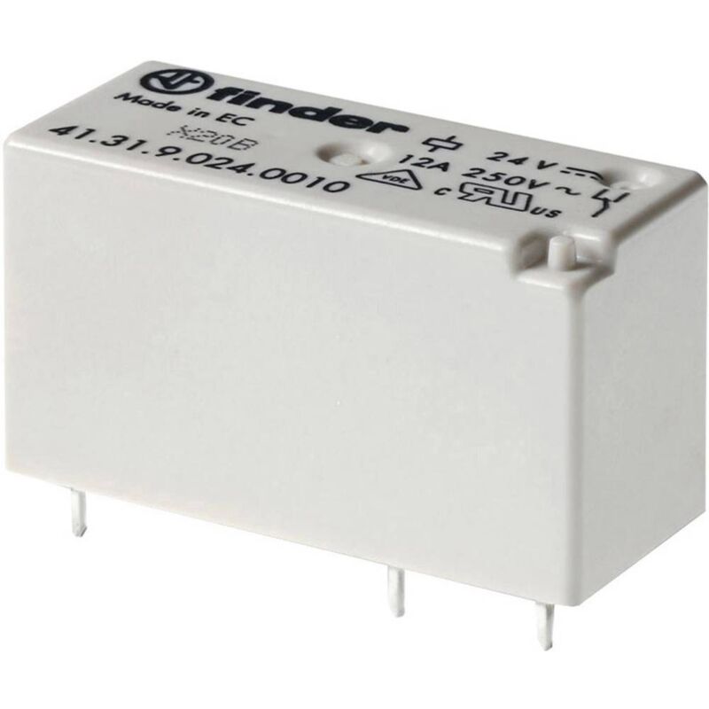 foto del prodotto finder 41.31.9.024.0010 rel per pcb 24 v dc 12 a 1 scambio 1 pz.